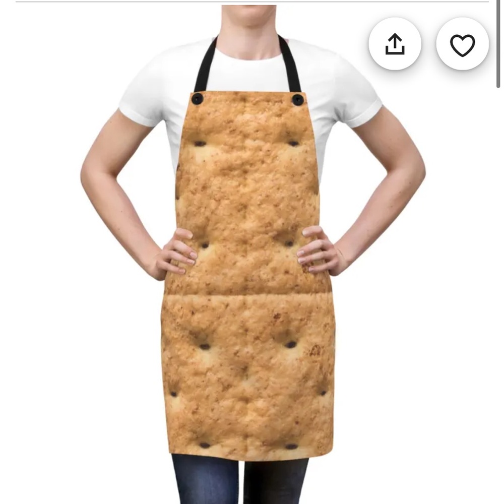 Cracker Print Apron